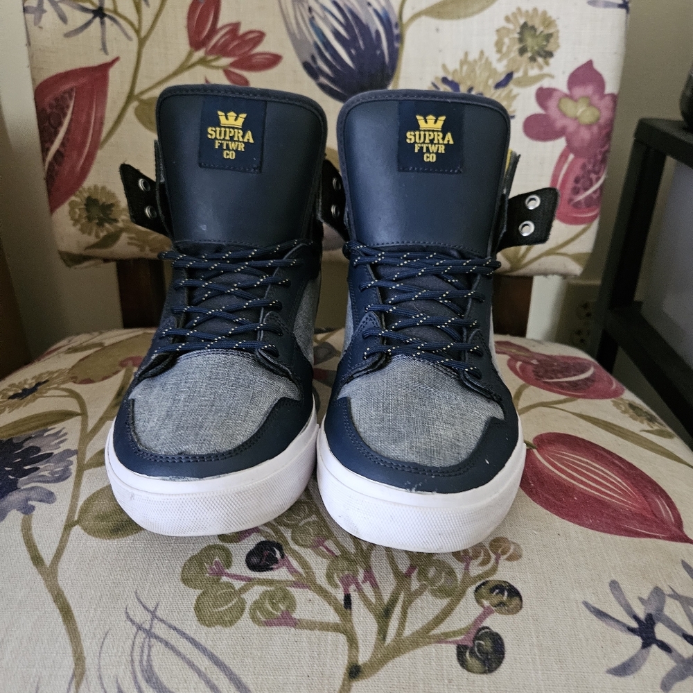 Supra Vaider | Navy/Yellow, Size 11.5